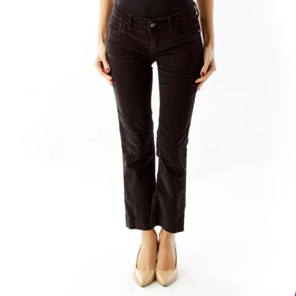 Pilcro and the Letterpress Black Corduroy Pants - Picture 1 of 3